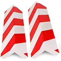 2 unidades Columnas Parking protector puerta garaje Esquina Parking Adhesivo Al Apagar Paragolpes Protector para La…